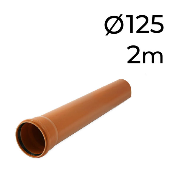 potrubí KG DN 125 *- 2 m